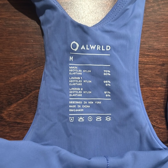 ALWRLD ALRN Mid Support Crop Sports Bra - Picture 6 of 12
